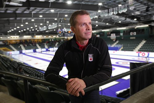 RUTH BONNEVILLE / WINNIPEG FREE PRESS

Sports
Portrait of  curler Jeff Stoughton for story on how he  had a large tumour removed from his chest - it was attached to his heart - in November.  Photo taken at Stride Arena in Portage.  
See story by Paul Wiecek 


Jan 03, 2018
