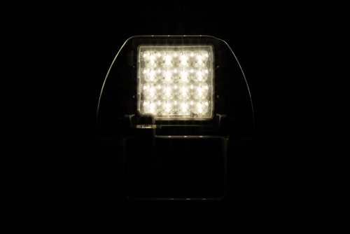 Daniel Crump / Winnipeg Free Press. A Close up of an LED street light used by the city of Winnipeg. January 3, 2018.