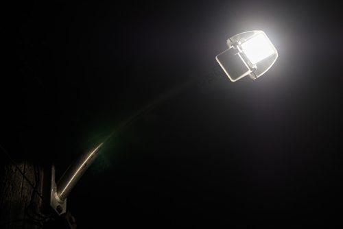 Daniel Crump / Winnipeg Free Press. A Close up of an LED street light used by the city of Winnipeg. January 3, 2018.