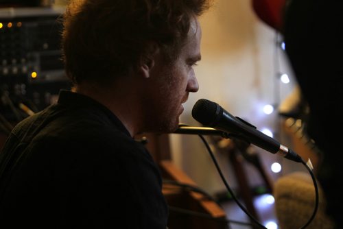 RUTH BONNEVILLE / WINNIPEG FREE PRESS

Rehearsal photos of Matt Peters (Royal Canoe) and Tom Keenan and their band as they practice their Heavy Bells project for their upcoming show at WECC. 
Matt Peters, vocals and piano.  
Jan 06, 2018
