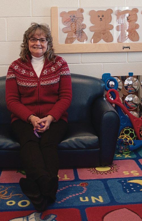 Canstar Community News Liz Bruce has been the director of the Wee Bairns Infant Care Inc., which operates out of Murdoch MacKay Collegiate, since the centre opened in 1991. She was recently one of 10 nominees for the Canadian Child Care Federation's Award of Excellence. (SHELDON BIRNIE/CANSTAR/THE HERALD)