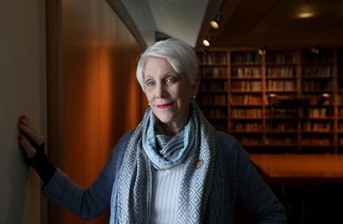 RUTH BONNEVILLE / WINNIPEG FREE PRESS

Portraits of Beverly Bass, an American Airlines pilot during 9/11 portrayed in Come from Away.  She was also the  1st female captain of the airline,  
Photographed at MTC Thursday.  
 
See Randall King story.  

Jan 11, 2018
