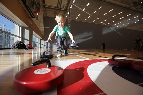 RUTH BONNEVILLE / WINNIPEG FREE PRESS

Dominic Shea (21/2yrs), plays in the open gym along with other kids at the Sport For Life Centre Saturday during their Free Fitness Day open House.  

Standup 
Jan 13, 2018
