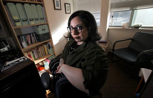 PHIL HOSSACK / Winnipeg Free Press - Jerra Fraser poses in her Klinik office Wednesday. See Katie May's story. -  January 17, 2018