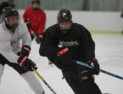 RUTH BONNEVILLE / WINNIPEG FREE PRESS

Feature Photos of skilled Bantam hockey player Carson Lambos at practice with team at Southdale Community Centre for an upcoming young stars feature.
Hes a highly touted defenseman who could go no 1 overall in the Western Hockey League bantam draft. 

Jan 16, 2018
