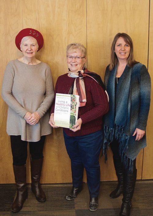 Canstar Community News (From left) Lynn Slocombe, a recent participant in the Get Better Together program, with program facilitator Irene Konsmo, and program coordinator Dawn Ziemanski. (SHELDON BIRNIE/CANSTAR/THE HERALD)