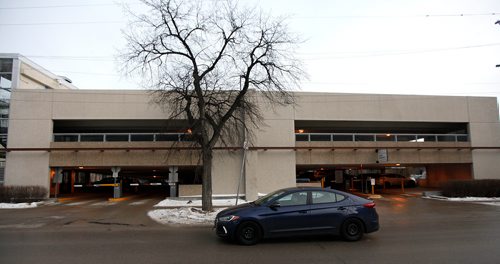 PHIL HOSSACK / Winnipeg Free Press - A Bannatyne and Tecumseh parkade at the U of M's Bannatyne Campus. Rumors of human remains unearthed in a plumbing excavation in it's basement.
January 25, 2018