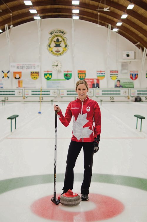 Canstar Community News Jan. 31, 2018 - Kaitlyn Lawes will represent Canada at the 2018 Winter Olympics in mixed doubles curling with partner John Morris. The Olympic competition gets underway on Feb. 7 in PyeongChang, South Korea. (DANIELLE DASILVA/CANSTAR/SOUWESTER)