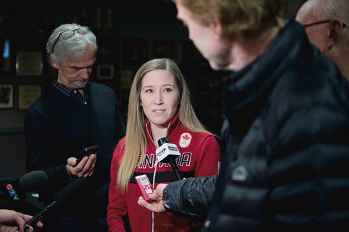 Canstar Community News Jan. 31, 2018 - Kaitlyn Lawes will represent Canada at the 2018 Winter Olympics in mixed doubles curling with partner John Morris. The Olympic competition gets underway on Feb. 7 in PyeongChang, South Korea. (DANIELLE DASILVA/CANSTAR/SOUWESTER)