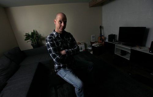 PHIL HOSSACK / Winnipeg Free Press -  Keslar Pax has a Human Rights Commission case against Eden Mental Health Services in Winkler, a faith based mental health care service that has the monopoly on Mental Health Services in the region. Poses in his Winnipeg suite.  -  January 26, 2018