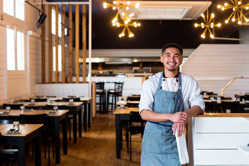 MIKAELA MACKENZIE / WINNIPEG FREE PRESS
Chef Lance Magnaye at Ward 1 restaurant on Osborne st. in Winnipeg, Manitoba on Tuesday, Feb. 6, 2018. 
180206 - Tuesday, February 06, 2018.