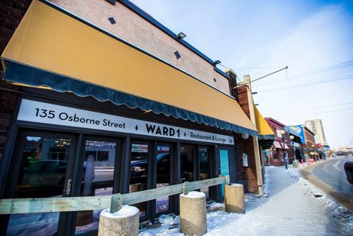 MIKAELA MACKENZIE / WINNIPEG FREE PRESS
Ward 1 restaurant on Osborne st. in Winnipeg, Manitoba on Tuesday, Feb. 6, 2018. 
180206 - Tuesday, February 06, 2018.