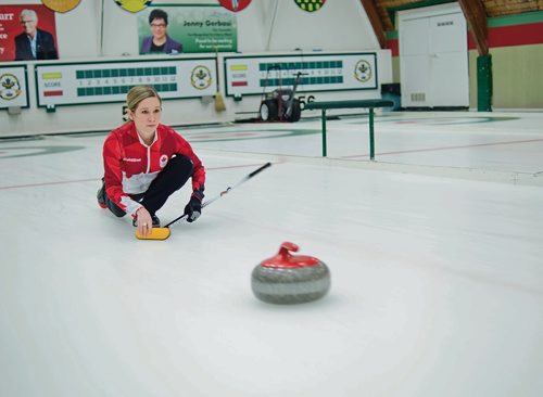 Canstar Community News Jan. 31, 2018 - Kaitlyn Lawes will represent Canada at the 2018 Winter Olympics in mixed doubles curling with partner John Morris. The Olympic competition gets underway on Feb. 7 in PyeongChang, South Korea. (DANIELLE DASILVA/CANSTAR/SOUWESTER)