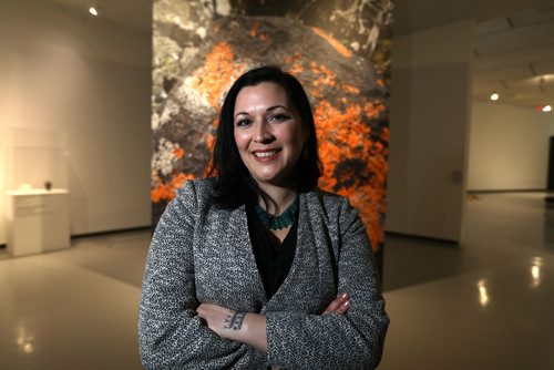 RUTH BONNEVILLE / WINNIPEG FREE PRESS

Dr. Heather Igloliorte, Lead Guest Curator of the Inuit Art Centre inaugural exhibition