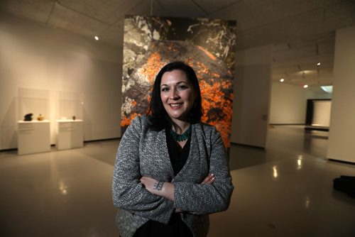 RUTH BONNEVILLE / WINNIPEG FREE PRESS

Dr. Heather Igloliorte, Lead Guest Curator of the Inuit Art Centre inaugural exhibition