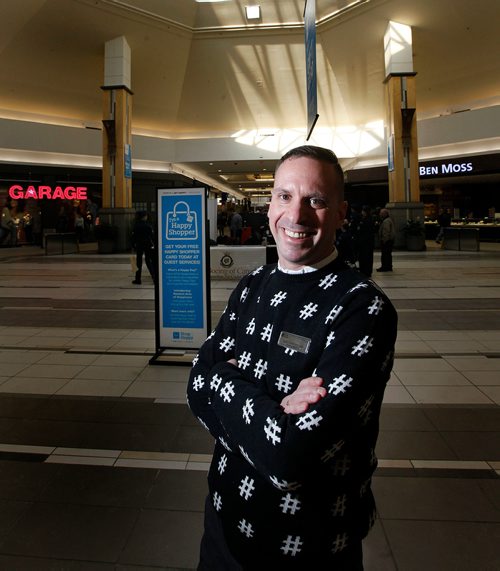 PHIL HOSSACK / Winnipeg Free Press -  Corey Quintaine, marketing manager for Kildonan Place and Grant Park Malls poses at Kildonan Place Friday afternoon. See story.  -  February 8, 2018