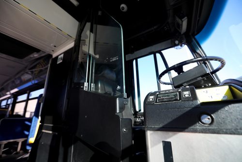 RUTH BONNEVILLE / WINNIPEG FREE 

PHOTOS of a new bus with glass shield installed to protect drivers.  
Why: Story on transit safety, one year after driver Irvine Jubal Fraser was murdered on shift


Jessica Botelho-Urbanski

FEB 12,2018