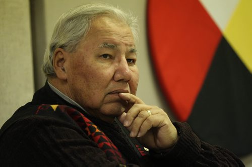 RUTH BONNEVILLE / WINNIPEG FREE
Photos of Senator Murray Sinclair, chair of TRC St. John¹s Cathedral where a community event was held Monday to unveil Concept plans to make Winnipeg home to a Healing Forest, as a living memorial to children lost to residential schools.
See Alex Paul story.
FEB 12, 2018