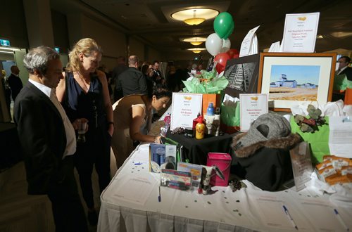 JASON HALSTEAD / WINNIPEG FREE PRESS

Attendees check out the auction items at the Alzheimer Society of Manitoba's Night in Tuscany gala at the RBC Convention Centre Winnipeg on Feb. 8, 2018. (See Social Page)