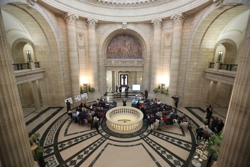 TREVOR HAGAN / WINNIPEG FRESS
The 33rd annual Heritage Awards being presented inside the Manitoba Legislative Building, Monday, February 19, 2018.