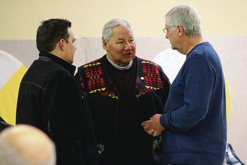 Canstar Community News Feb. 12, 2018 - Sen. Murray Sinclair spoke at the official launch of the Healing Forest at St. Johns Park. (LIGIA BRAIDOTTI/CANSTAR/TIMES)