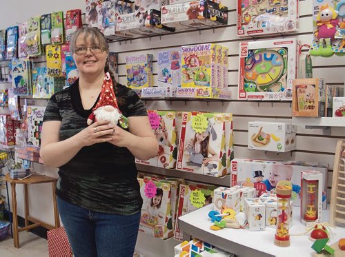 Canstar Community News Monica Smith is the owner of Aunt Monica's Attic Toy Store (111 A Regent Ave. West). (SHELDON BIRNIE/CANSTAR/THE HERALD)