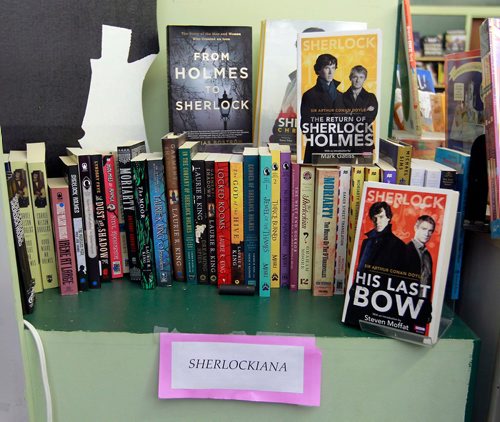 BORIS MINKEVICH / WINNIPEG FREE PRESS
Whodunit Mystery Book Store at 165 Lilac Street.  Sherlock Homes books in the store. DAVE SANDERSON STORY. Feb. 22, 2018