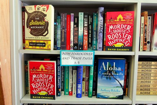 BORIS MINKEVICH / WINNIPEG FREE PRESS
Whodunit Mystery Book Store at 165 Lilac Street. Bookshelves in the store. DAVE SANDERSON STORY. Feb. 22, 2018