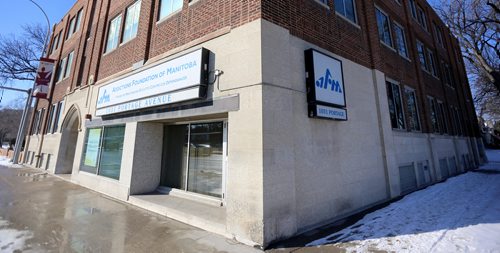 TREVOR HAGAN / WINNIPEG FREE PRESS
The AFM Building on Portage Avenue, Sunday, February 25, 2018.