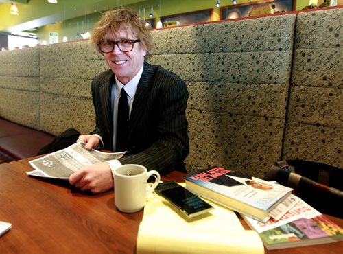 BORIS MINKEVICH / WINNIPEG FREE PRESS
Doug Wilson, potential Winnipeg mayoral candidate and former mayor of Morden, is photographed at Grace Café/Winnipeg city hall. ALDO SANTIN STORY. Feb. 26, 2018