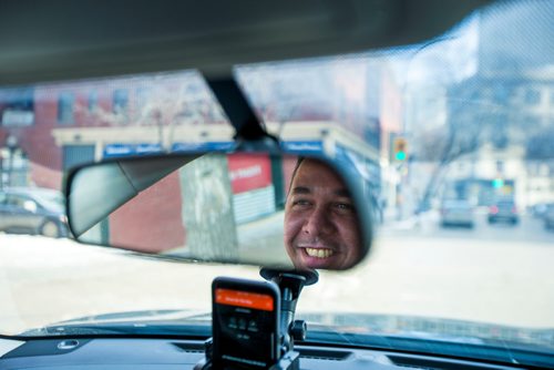 MIKAELA MACKENZIE / WINNIPEG FREE 
TappCar driver Ricardo Goncalves takes us on his fourth ride of the day in Winnipeg, Manitoba on Friday, March 2, 2018.
180302 - Friday, March 02, 2018.