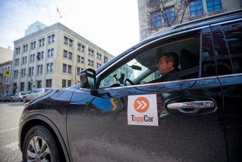 MIKAELA MACKENZIE / WINNIPEG FREE 
TappCar driver Ricardo Goncalves takes us on his fourth ride of the day in Winnipeg, Manitoba on Friday, March 2, 2018.
180302 - Friday, March 02, 2018.