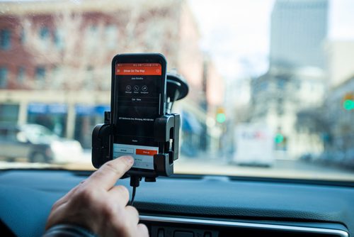 MIKAELA MACKENZIE / WINNIPEG FREE 
TappCar driver Ricardo Goncalves takes us on his fourth ride of the day in Winnipeg, Manitoba on Friday, March 2, 2018.
180302 - Friday, March 02, 2018.