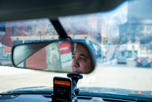 MIKAELA MACKENZIE / WINNIPEG FREE 
TappCar driver Ricardo Goncalves takes us on his fourth ride of the day in Winnipeg, Manitoba on Friday, March 2, 2018.
180302 - Friday, March 02, 2018.