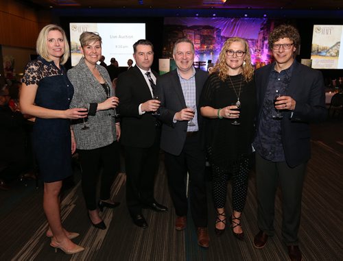 JASON HALSTEAD / WINNIPEG FREE PRESS

L-R: Attendees from the Pitblado table, Heather Smart, Sharri Bertram, Ian Smart, Stuart Roche, Tracy Leipsic and Richard Buchwald (HSC Foundation) at the Health Sciences Centre Foundation's Savour Italy fundraiser on Feb. 24, 2018 at the RBC Convention Centre Winnipeg. (See Social Page)