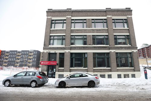 JOHN WOODS / WINNIPEG FREE PRESS
Photo of 319 Elgin and adjacent property which is the future home of the Red Cover Innovation Centre photographed Monday, March 5, 2018. Project may be delayed by the province which may affect federal funding.