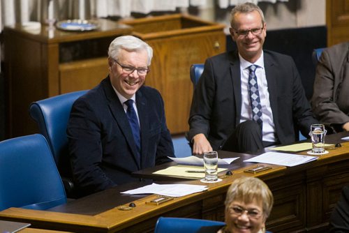 MIKAELA MACKENZIE / WINNIPEG FREE PRESS
Greg Selinger on his last day at the legislature in Winnipeg, Manitoba on Wednesday, March 7, 2018.
180307 - Wednesday, March 07, 2018.