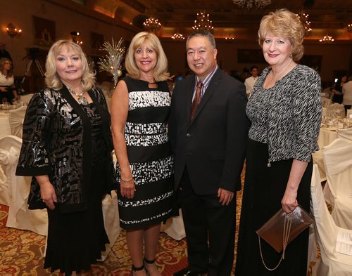 JASON HALSTEAD / WINNIPEG FREE PRESS

L-R: Pamela Mann (Mood Disorders Association of Manitoba board chair), Cathy Cox (Minister of Sport, Culture and Heritage), Arnold Chew and Tara Snider (Mood Disorders Association of Manitoba executive director) at the Mood Disorders Association of Manitoba's In the Mood 2018 gala on Feb. 24, 2018 at the Fort Garry Hotel. (See Social Page)
