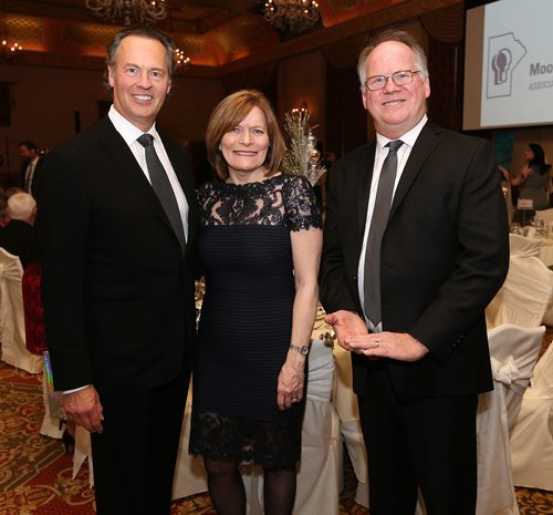 JASON HALSTEAD / WINNIPEG FREE PRESS

L-R: Dave Richardson, Mary Hall and Carl Hall at the Mood Disorders Association of Manitoba's In the Mood 2018 gala on Feb. 24, 2018 at the Fort Garry Hotel. (See Social Page)