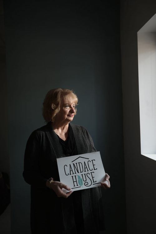 RUTH BONNEVILLE / WINNIPEG FREE PRESS



Wilma Derksen,  the driving force behind Candace House  located at 183 Kennedy St. says it will be a place  for victims and survivors of crime to find refuge in order to bring about healing and justice. It's named for her 13-year-old daughter, who was left tied up and died of exposure in 1984.
Photos of Wilma Derksen taken at press conference held at Candace House on Tuesday morning.  

March 13 ,2018