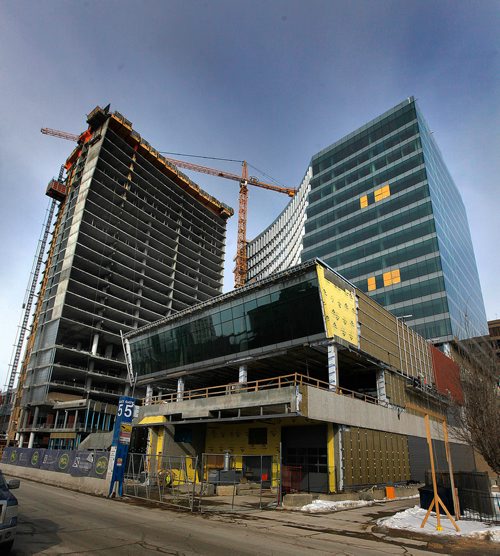 PHIL HOSSACK / WINNIPEG FREE PRESS - True North Square. MARCH 13, 2018