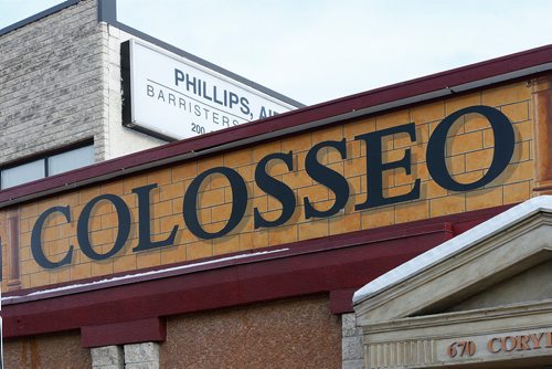 JOHN WOODS / WINNIPEG FREE PRESS
Munch Madness restaurant Colosseo at 905 Corydon Tuesday, March 13, 2018.