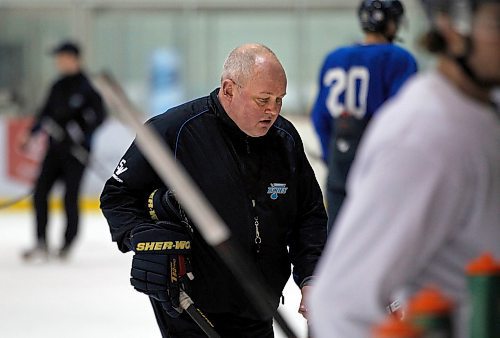 PHIL HOSSACK / WINNIPEG FREE PRESS - Winnipeg Blues Head Coach Billy Kean. See story. - March 21, 2018