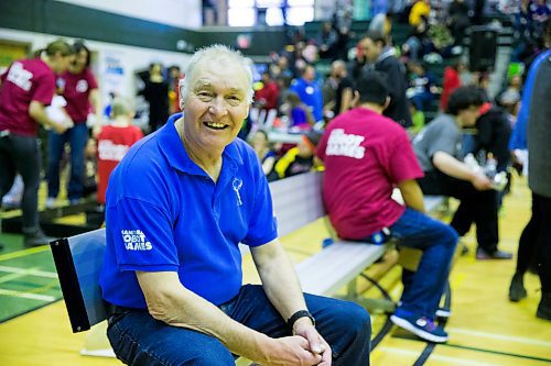 MIKAELA MACKENZIE / WINNIPEG FREE PRESS
Herb Reynolds, chairman of the planning committee for the Manitoba Robot Games poses for a portrait at the games at the Technical Vocational High School in Winnipeg on Saturday, March 24, 2018.
Mikaela MacKenzie / Winnipeg Free Press 24, 2018.