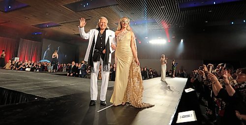 JASON HALSTEAD / WINNIPEG FREE PRESS

Peter Nygard, founder and chairman of Nygard International, closes the first half of the show at the Nygard 50 Years in Fashion event at the RBC Convention Centre Winnipeg on March 16, 2018. (See Social Page)