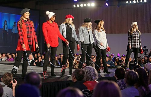 JASON HALSTEAD / WINNIPEG FREE PRESS

Models show off new Nygard fashions at the Nygard 50 Years in Fashion event at the RBC Convention Centre Winnipeg on March 16, 2018. (See Social Page)