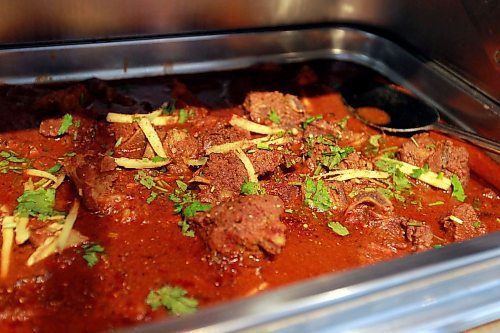 BORIS MINKEVICH / WINNIPEG FREE PRESS
Ivory Restaurant, 141 Donald St. Lamb Rogenjosh in the buffet. This is for a Sunday This City column touching on the recent move by Ivory from its long-time digs on Main Street, to a new location on Donald Street. Dave Sanderson Story. April 4, 2018