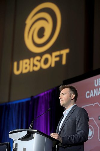 TREVOR HAGAN / WINNIPEG FREE PRESS
Ubisoft Canada CEO Yannis Mallat, announcing upcoming plans to open a studio in Winnipeg, Friday, April 6, 2018.