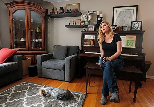 PHIL HOSSACK / WINNIPEG FREE PRESS - Jennifer Hanson poses in her home Tuesday. See Dave Sanderson's story.  - April 10, 2018