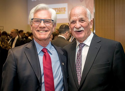 SUBMITTED PHOTO / STEWART BUCKNER

L-R: Jim Carr (Member of Parliament for Winnipeg South Centre and Minister of Natural Resources) and Vic Toews (Court of Queen's Bench of Manitoba judge) at the Sons of Italy, Garibaldi Lodge, 32nd Annual Gala Dinner on Saturday, March 10, 2018 at the RBC Convention Centre Winnipeg. (See Social Page)